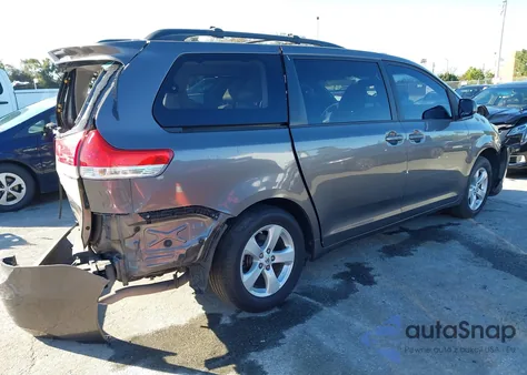 2012 Toyota Sienna Le V6 8 Passenger from USA, damaged, VIN 5TDKK3DC8CS184937